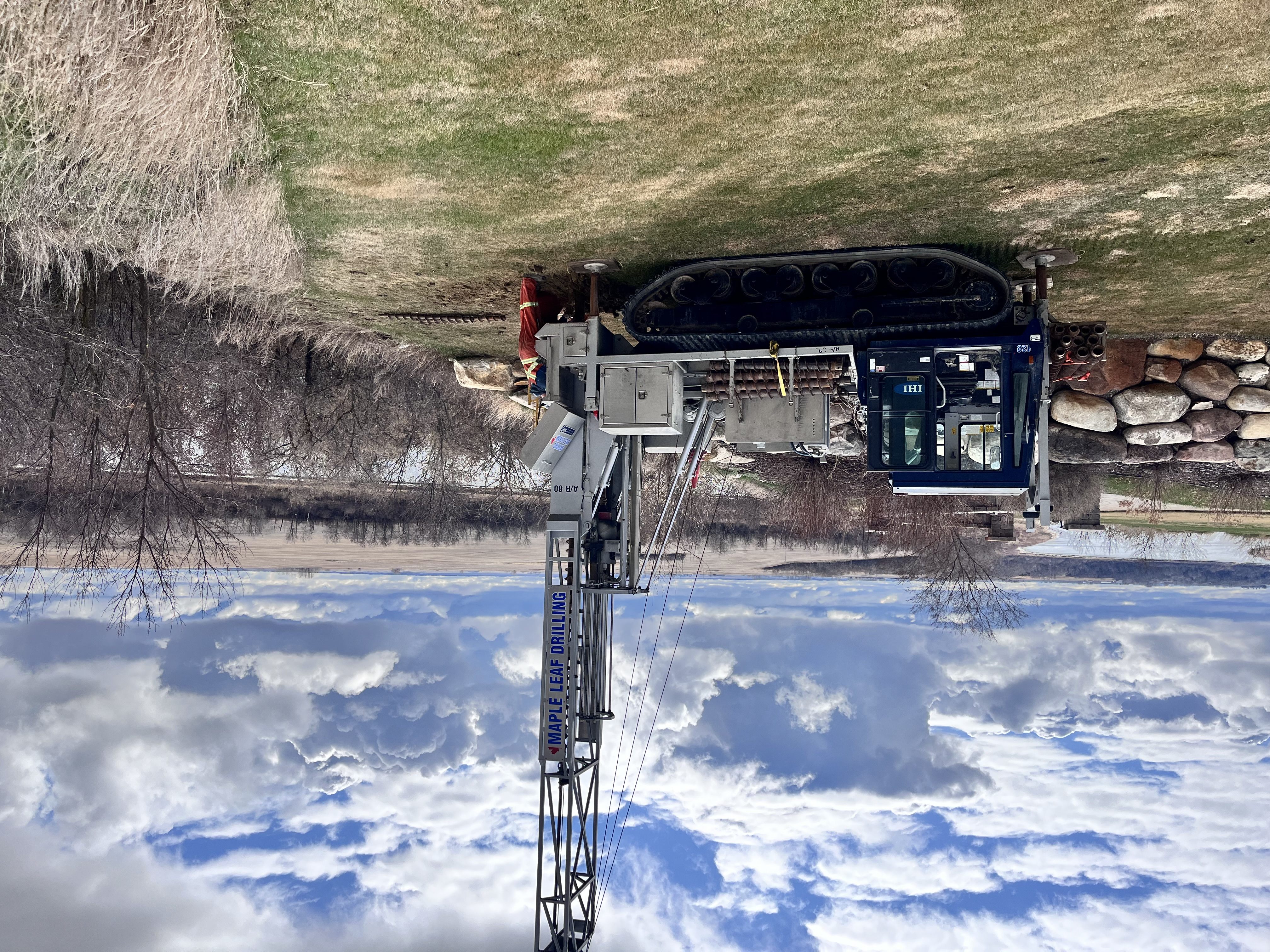 Geotechnical Drilling - Slope Stability Assessment near Warman, SK