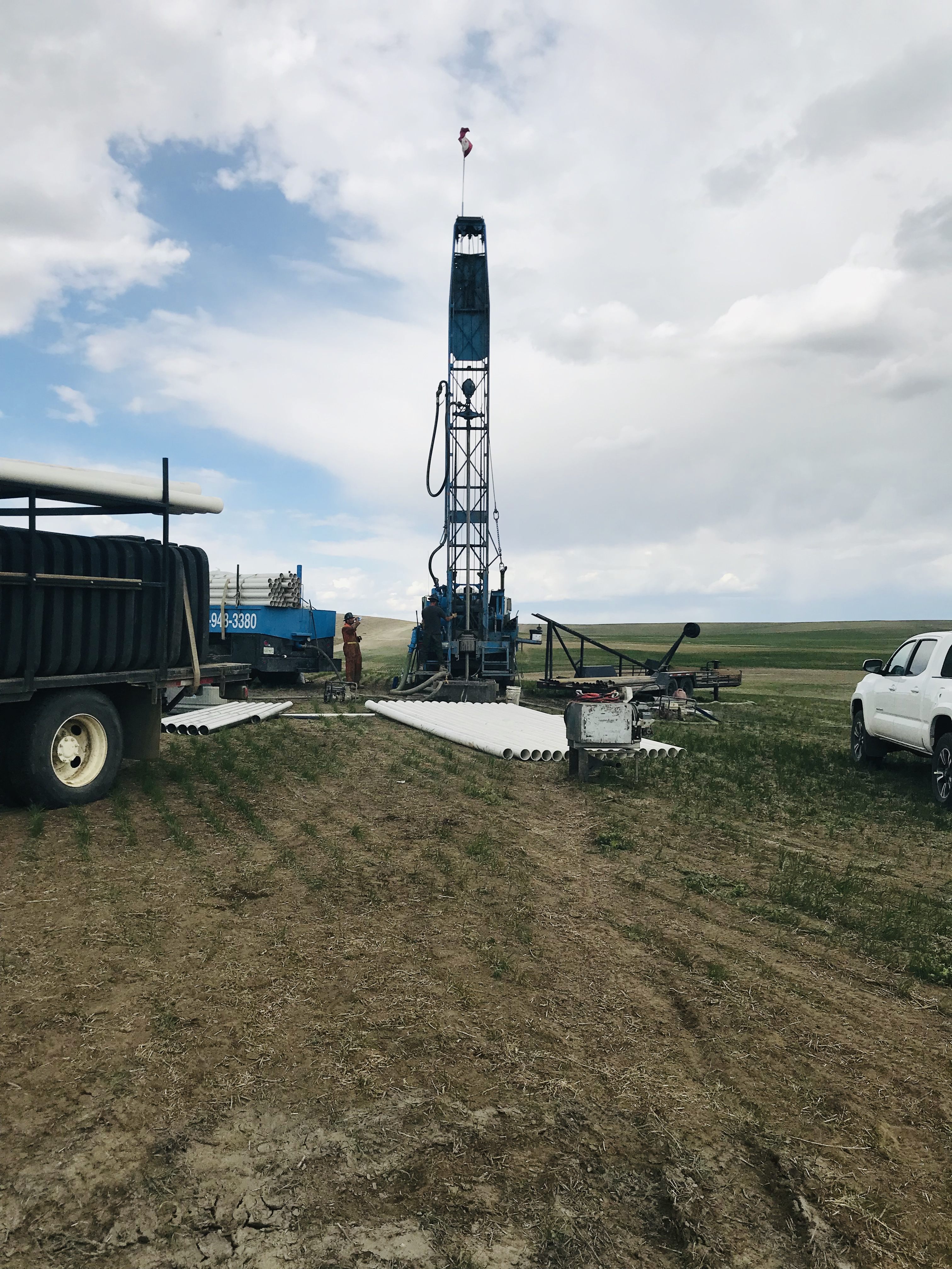 Groundwater Well Installation - Farming community near Pennant, SK