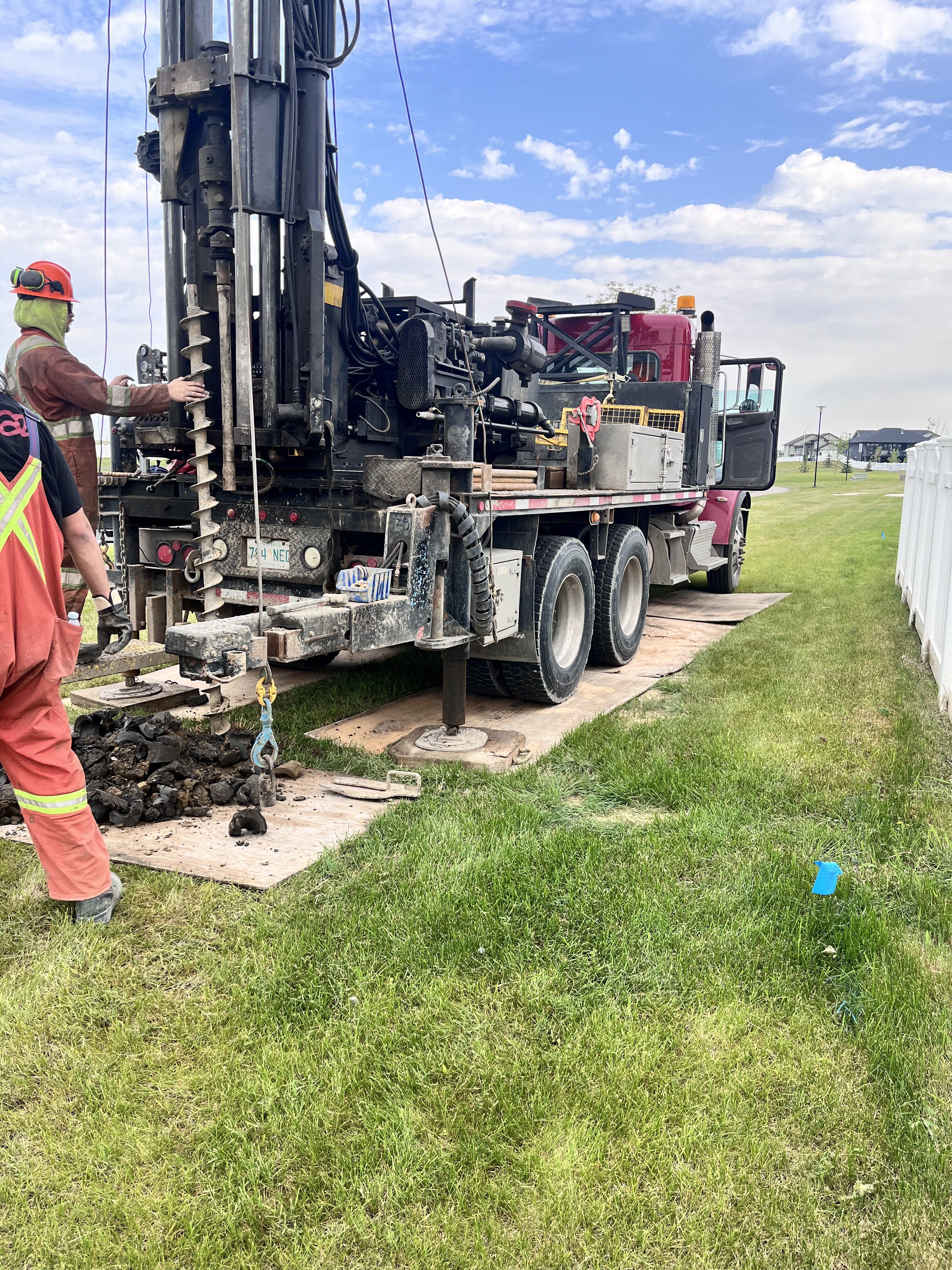Drilling and Installation Monitoring Piezometer - Residential Project near Warman, SK